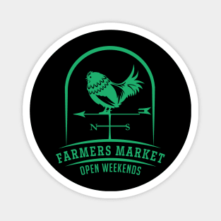 Farmer's Market Weathervane Magnet